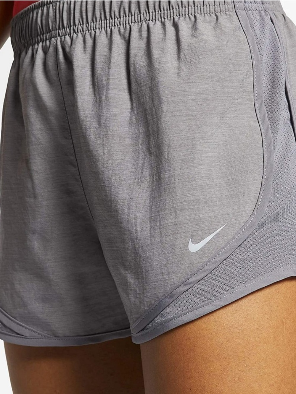Nike Tempo Women's Dri-Fit Running Shorts Light Gray-S